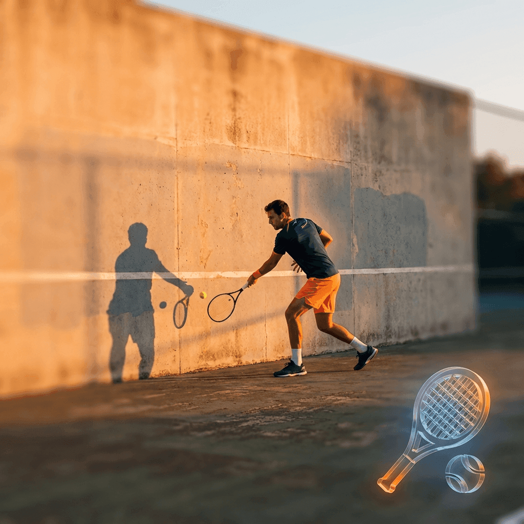 Solo Improvement Practice Menu for Tennis Beginners: Techniques to Make a Difference at Home and Wall Practice